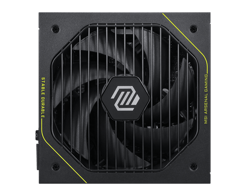 Fuente de poder MSI MAG A1200PLS PCIE5 de 1200 W, vista oficial