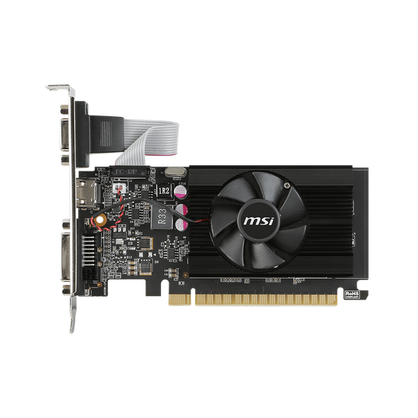 MSI GeForce GT 710 2GD3 LP 2GB DDR3 tarjeta de video, vista principal