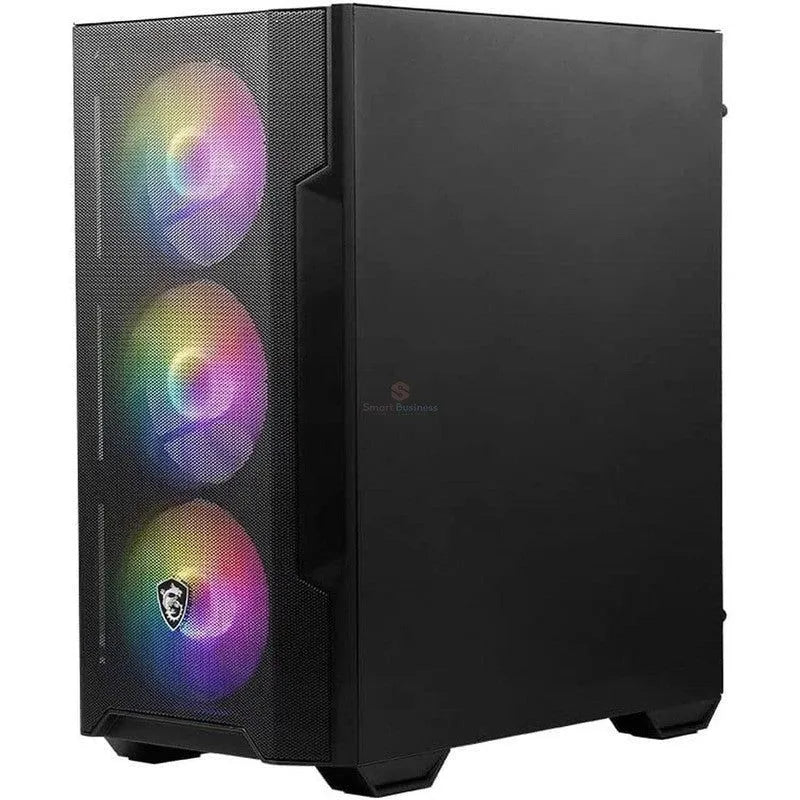 Msi Mag Forge M100A Caja De Pc Mini Torre - Admite Micro-Atx Y Mini-Itx, Panel Frontal Mallado, 4 Ventiladores Rgb - SMART BUSINESS
