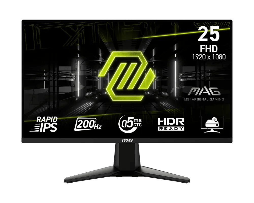 Monitor MSI MAG 255F E20 vista frontal