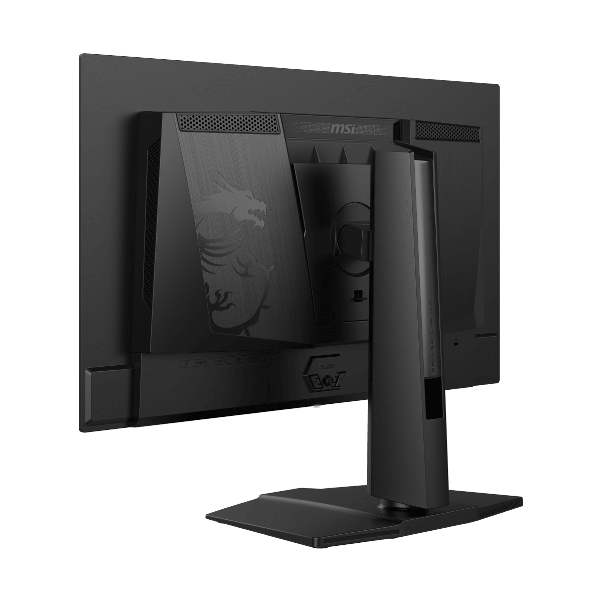 MSI MAG 272QP QD-OLED X50 vista posterior en ángulo