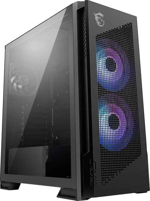MSI MPG VELOX 300R AIRFLOW PZ – CAJA MID - TOWER GAMING NEGRA CON ACRÍLICO, ALTA VENTILACIÓN, MULTI - GPU (400 MM) Y USB - C 20 GB/S, COMPATIBLE EATX Y REFRIGERACIÓN LÍQUIDA MPG VELOX 300R AIRFLOW PZ - SMART BUSINESS