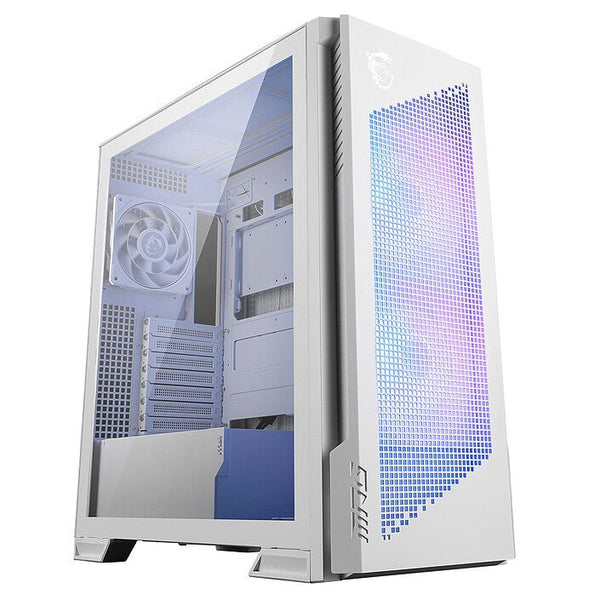 MSI MPG VELOX 300R AIRFLOW PZ WHITE – CASE MID - TOWER GAMING BLANCO CON ALTO FLUJO DE AIRE, PANEL LATERAL DE VIDRIO, COMPATIBILIDAD E - ATX Y REFRIGERACIÓN LÍQUIDA, USB - C 20 GB/S MPG VELOX 300R AIRFLOW PZ WHIT - SMART BUSINESS