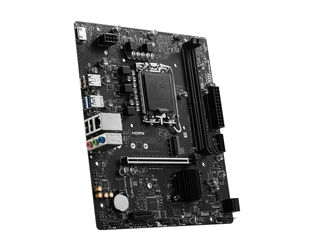 Placa Base MSI PRO H610M-S DDR4, Chipset Intel H610, Socket LGA1700, Formato Micro-ATX - SMART BUSINESS
