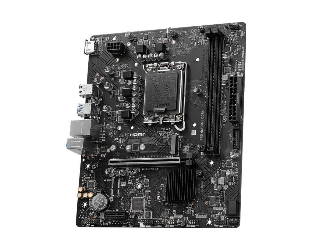 Placa Base MSI PRO H610M-S DDR4, Chipset Intel H610, Socket LGA1700, Formato Micro-ATX - SMART BUSINESS