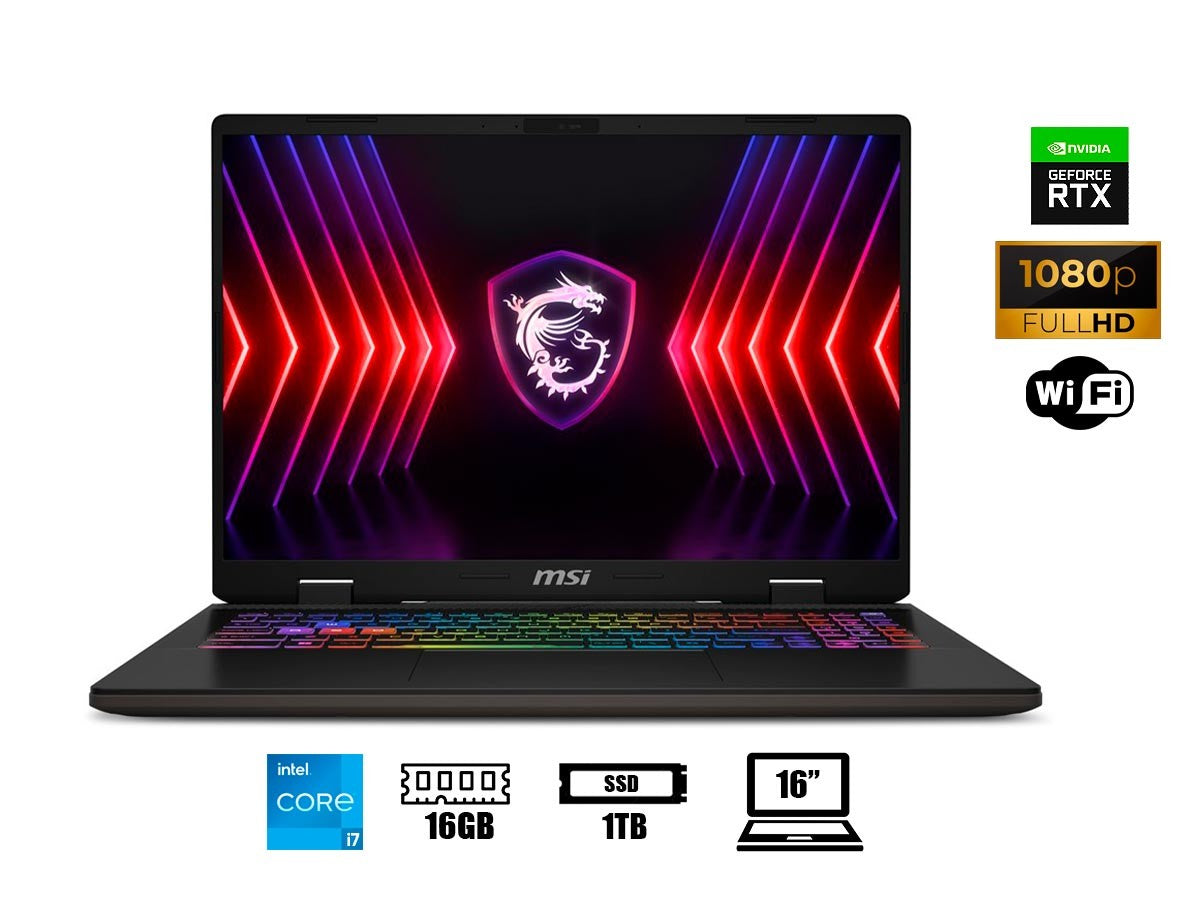 MSI SWORD 17 HX B14VFKG - INTEL CI7 14650HX - RAM 16GB DDR5 - 512GB SSD - NVIDIA RTX 4060 8GB - WIN11 - 17.3IN FHD - GRAY - GARANTIA 2YEARS CARRY IN - SMART BUSINESS