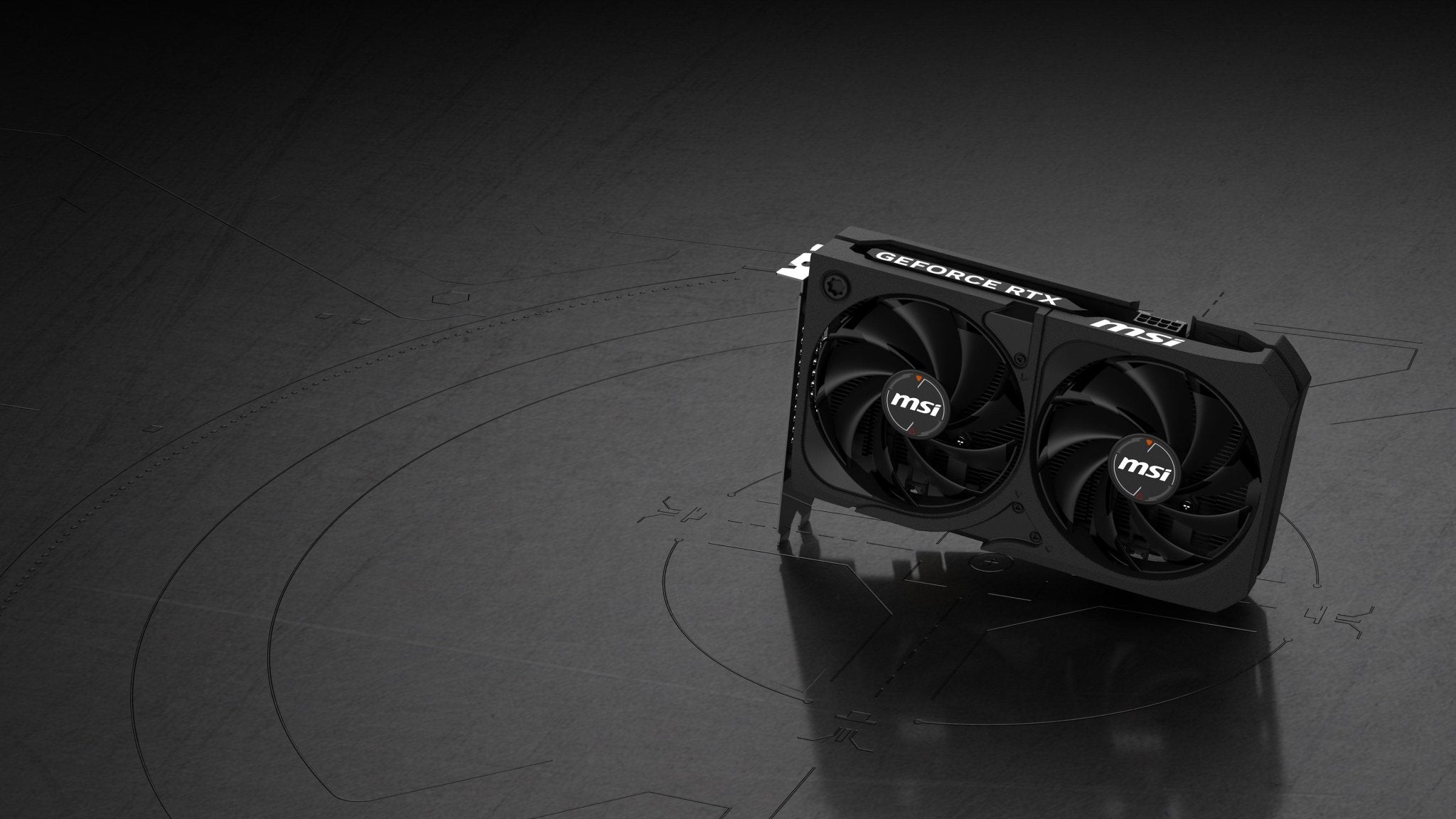 Tarjeta de Video MSI GeForce RTX 5050 8G SHADOW 2X OC vista principal