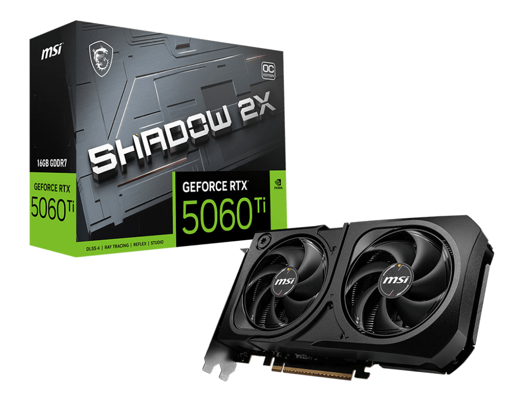 tarjeta de video-msi-rtx5060ti 16g shadow 2x oc plu