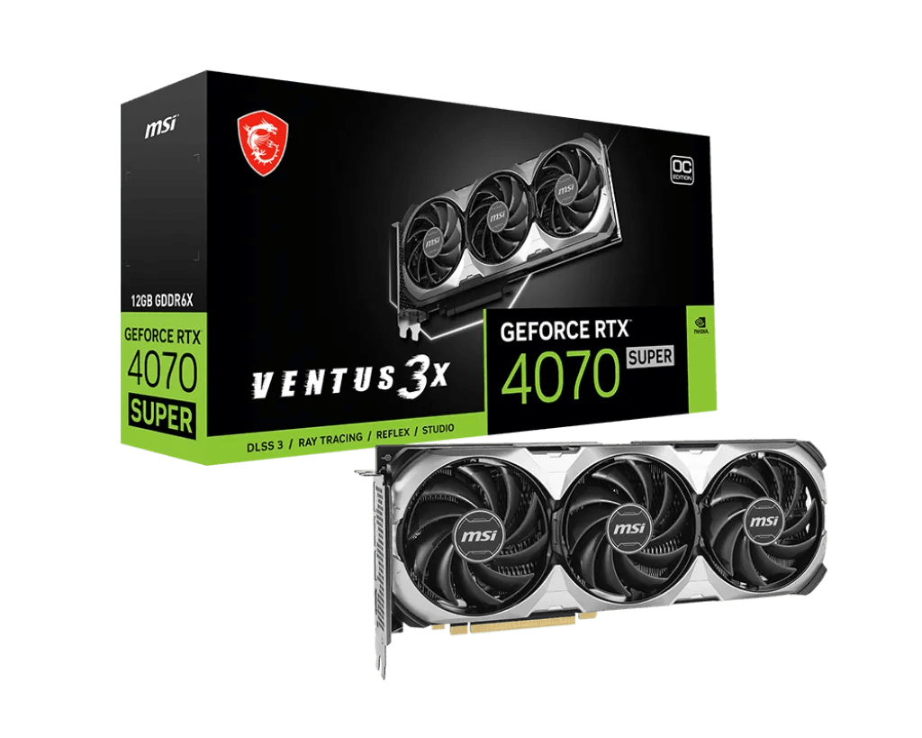 Tarjeta De Video Nvidia Geforce Rtx 4070 Super, 12Gb Gddr6X, Pci-E Gen 4 - SMART BUSINESS