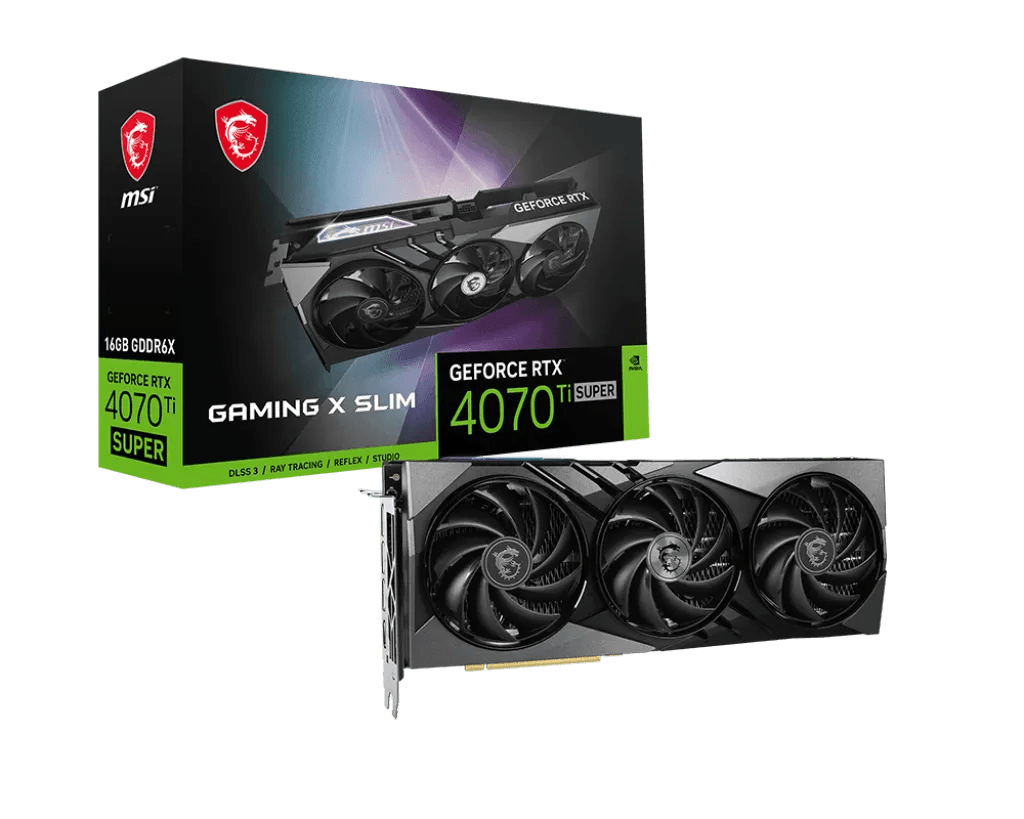 Tarjeta Gráfica MSI GeForce RTX™ 4070 Ti SUPER 16G Gaming X Slim - SMART BUSINESS