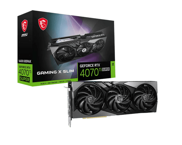Tarjeta Gráfica MSI GeForce RTX™ 4070 Ti SUPER 16G Gaming X Slim - SMART BUSINESS