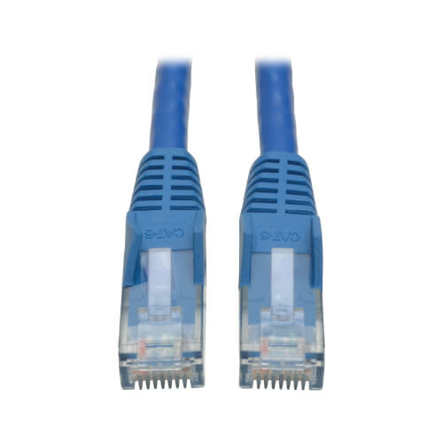 TRIPP-LITE CABLE PATCH MOLDEADO SNAGLESS CAT6 GIGABIT (RJ45 M/M), AZUL, DE 0.91M.
