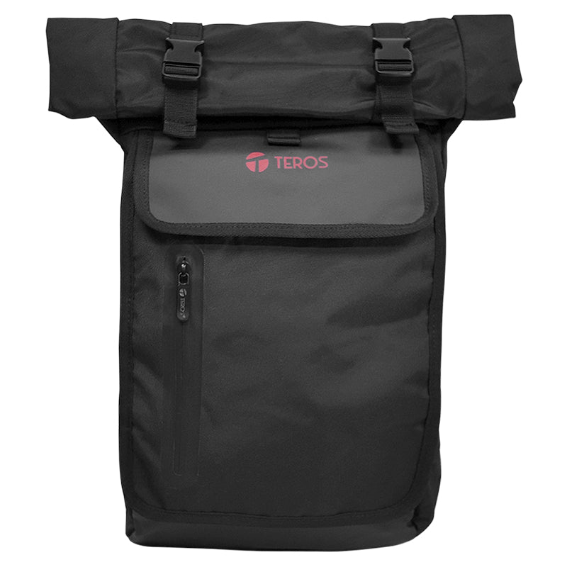MOCHILA TEROS TE-ACS9018BK, POLIÉSTER, SOPORTA NOTEBOOKS DE HASTA 15.6", NEGRO