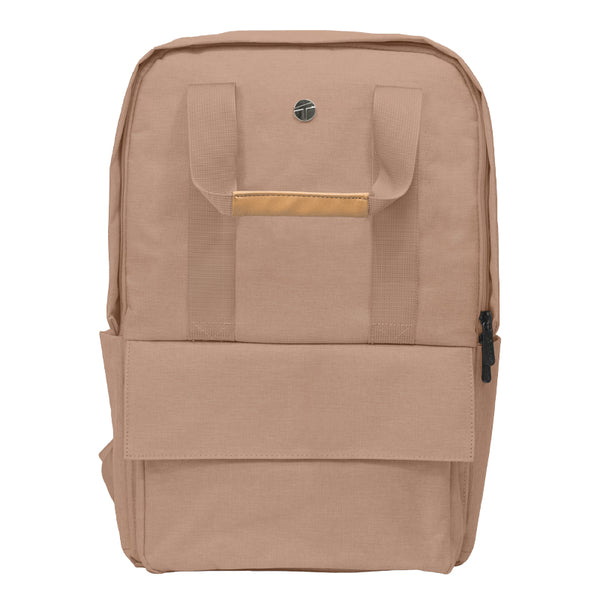 MOCHILA TEROS CITY II MOCHA MOUSSE TE-9029MM PARA NOTEBOOKS HASTA 15.6" CON COMPARTIMENTOS ORGANIZADORES Y DISEÑO ERGONÓMICO