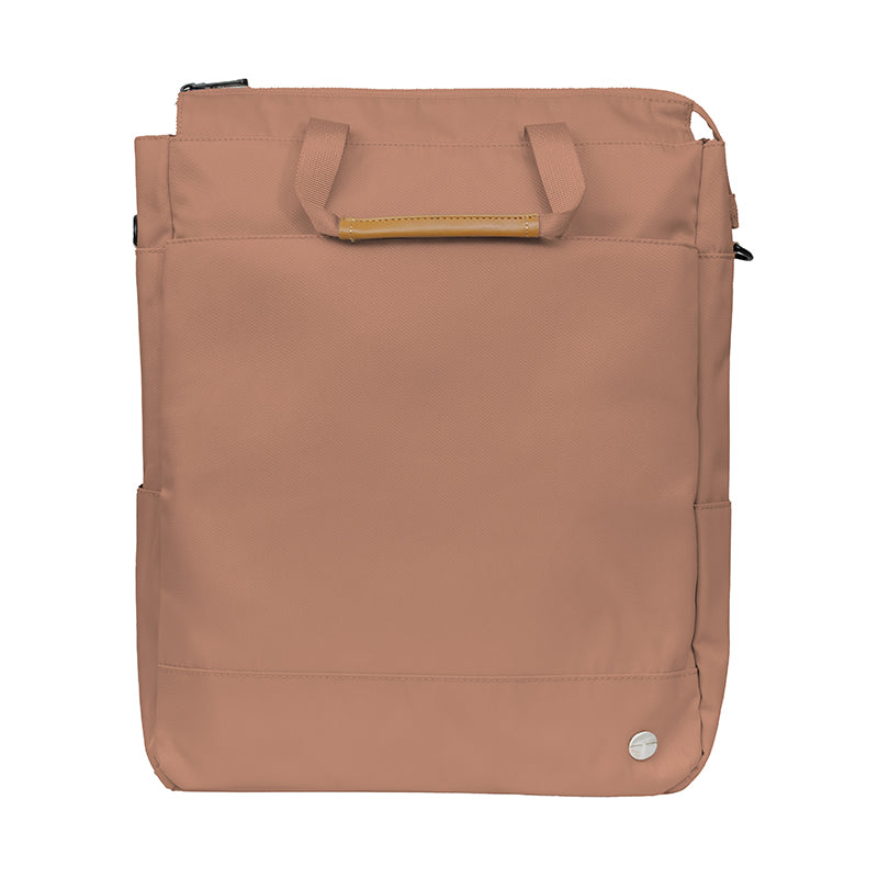 BOLSO DE HOMBRO TEROS ROSSAN MOCHA MOUSSE TE-9032MM PARA NOTEBOOKS 15.6" RESISTENTE Y ELEGANTE