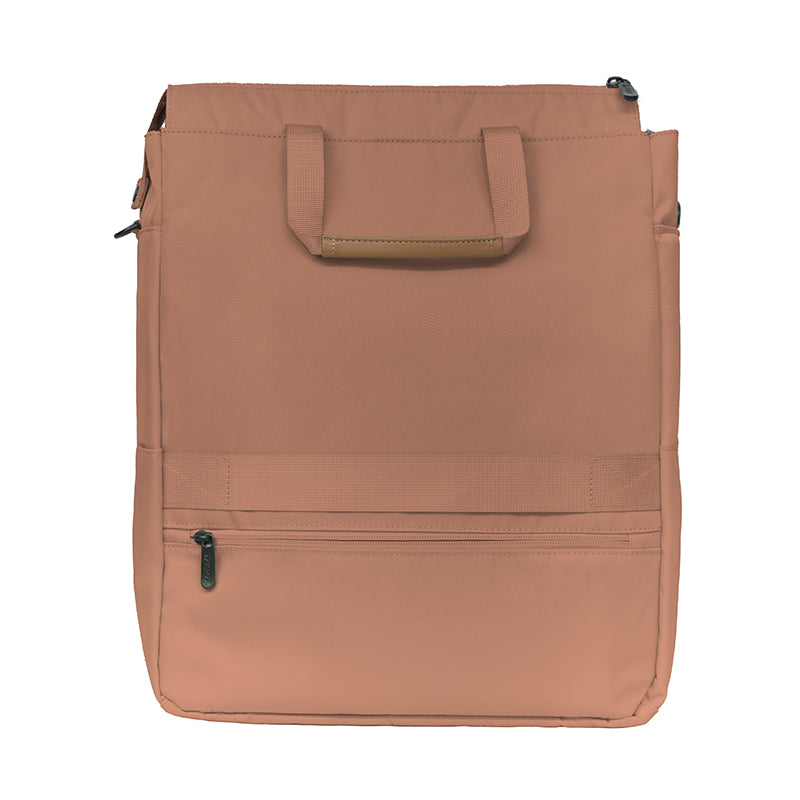 BOLSO DE HOMBRO TEROS ROSSAN MOCHA MOUSSE TE-9032MM PARA NOTEBOOKS 15.6" RESISTENTE Y ELEGANTE