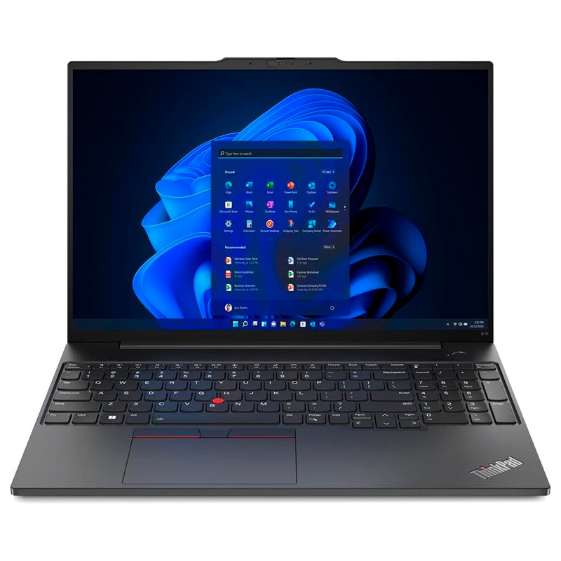 LAPTOP LENOVO THINKPAD E16 GEN 2 - CORE ULTRA 5-125U, PANTALLA 16" WUXGA, 16GB RAM, 512GB SSD, WINDOWS 11 PRO, POTENCIA Y EFICIENCIA PARA TU TRABAJO DIARIO.