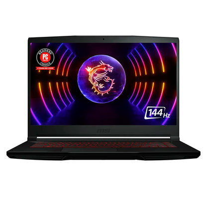 NOTEBOOK MSI THIN GF63 12VE 15.6" FHD IPS 144HZ CORE I5-12450H 2.3/4.4GHZ 16GB DDR4-3200 - 9S7-16R821-1022
