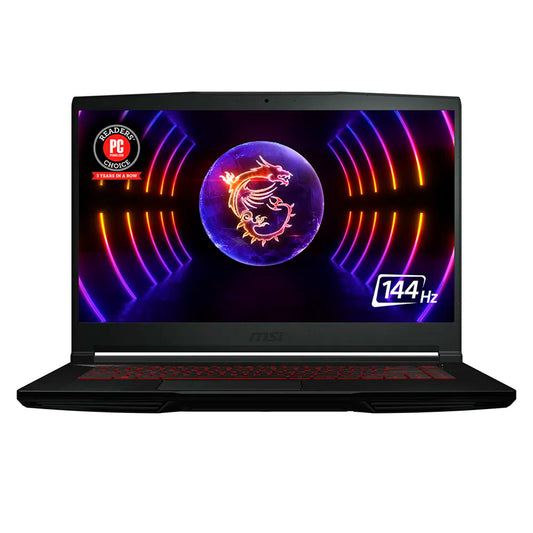 NOTEBOOK MSI THIN GF63 12VE 15.6" FHD IPS 144HZ CORE I5-12450H 2.3/4.4GHZ 16GB DDR4-3200 - 9S7-16R821-1022