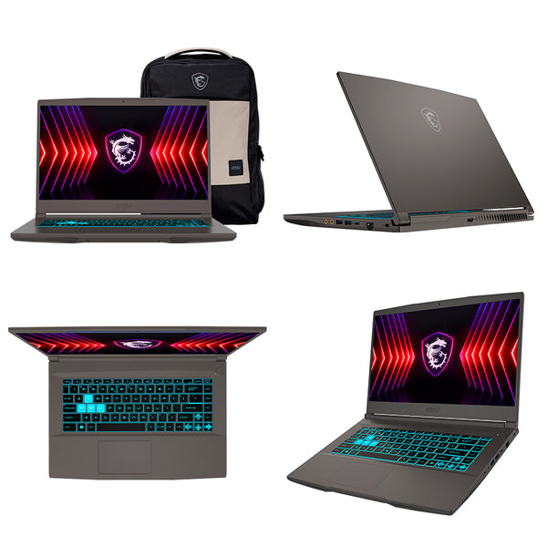 Msi Thin 15 B13VE - Intel Ci7 13620H - RAM 16GB DDR4 - 512GB SSD - Nvidia RTX4050 6 GB - Win11 - IPS - 15.6in FHD - Gray - Garantia 2Years Carry In