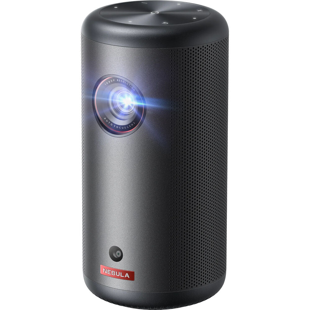 Proyector Portátil Inteligente NEBULA by Anker Capsule 3 - Full HD 1080p DLP LED - 200 ANSI Lúmenes - Google TV Integrado (Netflix Nativo) - Hasta 120" - Batería 2.5 Horas - Tecnología IEA (Autoenfoque y Keystone) de Nebula | first_variant_option_1 — Envío inmediato