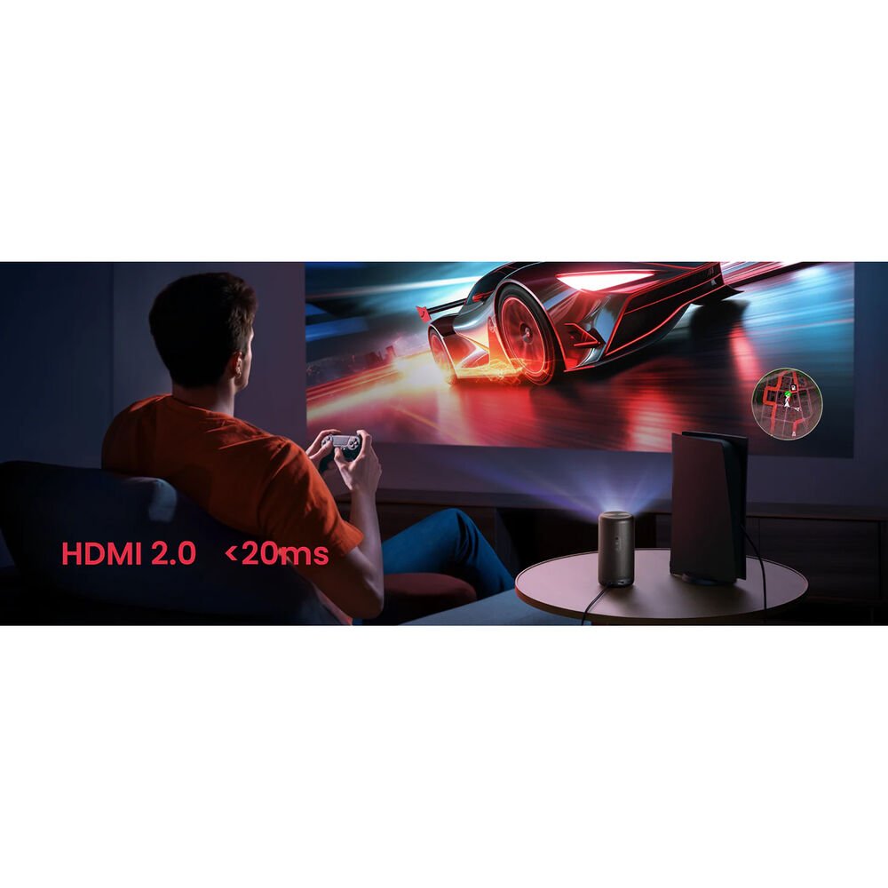 Proyector Portátil Inteligente NEBULA by Anker Capsule 3 - Full HD 1080p DLP LED - 200 ANSI Lúmenes - Google TV Integrado (Netflix Nativo) - Hasta 120" - Batería 2.5 Horas - Tecnología IEA (Autoenfoque y Keystone) de Nebula | first_variant_option_1 — Envío inmediato
