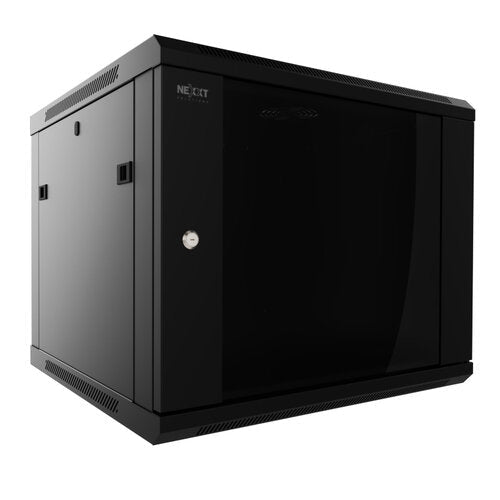Nexxt Solutions - Rack Armario - Instalable En Pared - Ral 9005, Negro Barniz - 15U - 19" de Nexxt Solutions Infrastructure | first_variant_option_1 — Envío inmediato