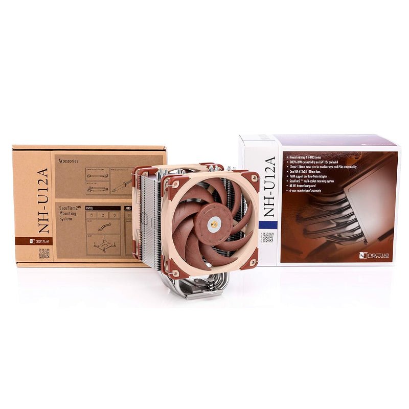 NOCTUA NH - U12A NF - A12X25 PWM / FAN - COOLER DUAL PREMIUM PARA CPU (120MM/MARRON/22.6 DB) NH-U12A_PREMIUM - SMART BUSINESS
