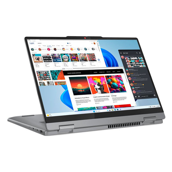 NOTEBOOK LENOVO IDEAPAD 5 2 - IN - 1 14AHP9, 14" WUXGA IPS TOUCH AMD RYZEN 7 8845HS 3.8/5.1GHZ 83DR005ULM - SMART BUSINESS