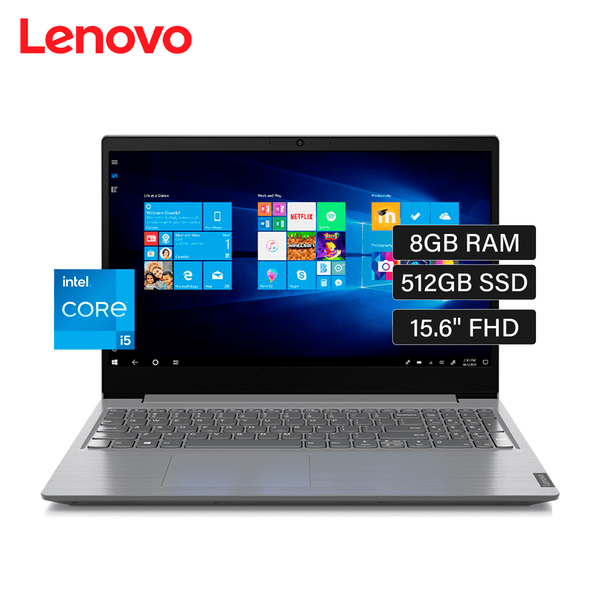 NOTEBOOK LENOVO V15 G4 IRU, 15.6" LCD LED FHD, CORE I5 - 1335U 1.3/4.6GHZ, 16GB DDR4 - 3200MHZ 83CCS00400 - SMART BUSINESS