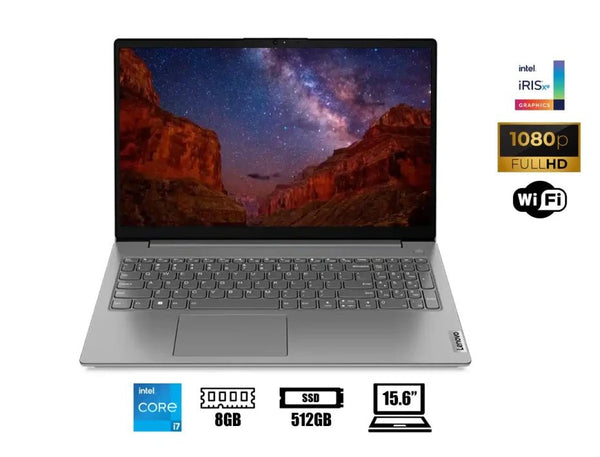 NOTEBOOK LENOVO V15 G4 IRU,15.6" FHD TN, CORE I7 - 1355U HASTA 5.0GHZ,16GB DDR4 - 3200MHZ 83A100EQLM - SMART BUSINESS