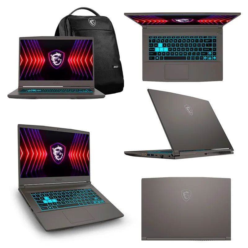 Notebook MSI Thin 15 B12UDX, 15.6" FHD IPS, Core i5-12450H hasta 4.40GHz, 8GB DDR4-3200MHz - SMART BUSINESS