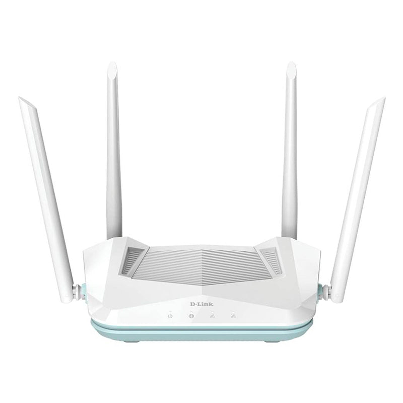 ROUTER D-LINK R15 AX1500 WI-FI 6 AI, DUAL BAND 2.4/5GHZ, 4 ANTENAS EXTERNAS, ALTA VELOCIDAD Y COBERTURA, IDEAL PARA HOGAR INTELIGENTE Y STREAMING