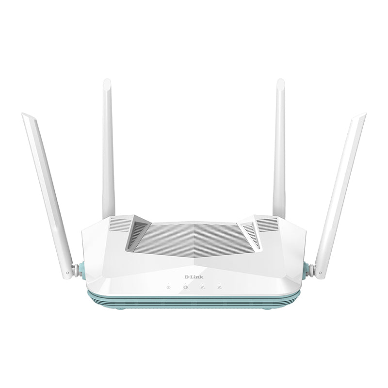 ROUTER D-LINK R32 EAGLE PRO AI AX3200, WI-FI 6 SMART DUAL BAND 2.4/5GHZ, 4 ANTENAS EXTERNAS, ALTA VELOCIDAD Y COBERTURA, IDEAL PARA STREAMING Y HOGAR INTELIGENTE