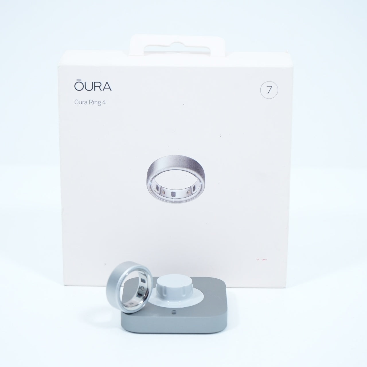 Oura Ring 4 Silver talla 7 modelo JZ90-54217-07
