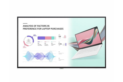 PANTALLA DIGITAL SIGNAGE LG 55UH5J - H 55" 4K UHD 500CD/M² HDMI USB ETHERNET NEGRO 55UH5J-H - SMART BUSINESS