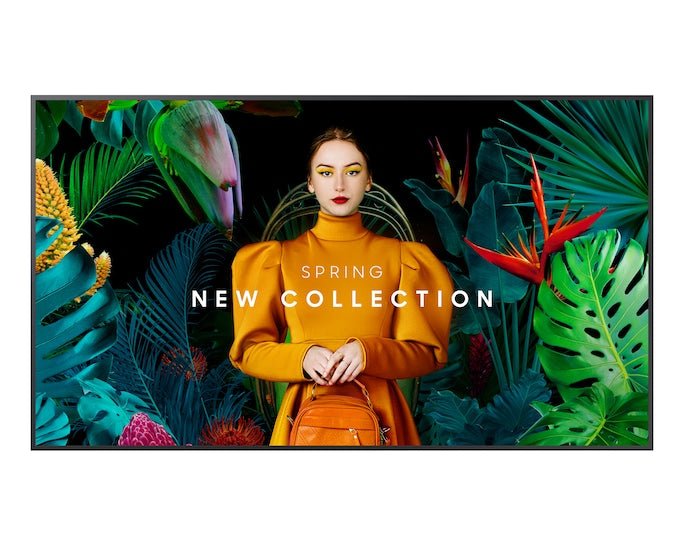 PANTALLA PROFESIONAL SAMSUNG SMART SIGNAGE QMC DE 75", 4K UHD (3840X2160), 500 NITS, OPERACIÓN 24/7, DISEÑO DELGADO LH75QMCEBGCXGO-1 - SMART BUSINESS