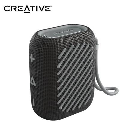 PARLANTE CREATIVE MUVO FLEX AURACAST 10WP / MIC / BT 5.3 / IPX67 / 10H / USB - C BLACK (51MF8475AA000) 51MF8475AA000 - SMART BUSINESS