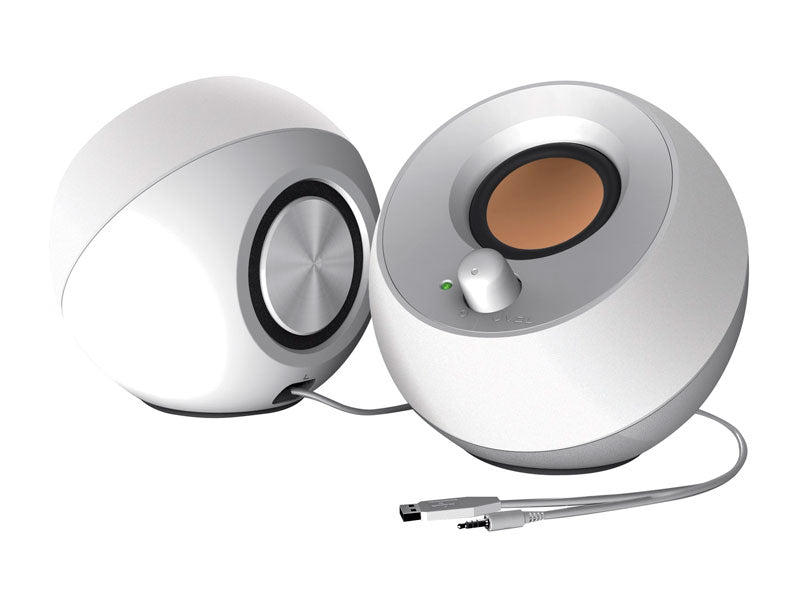 PARLANTE CREATIVE PEBBLE 4.4 WATTS,COLOR BLANCO, INTERFAZ USB, FRECUENCIA 100 HZ - 17000 KHZ, (51MF1680AA001) 51MF1680AA001 - SMART BUSINESS