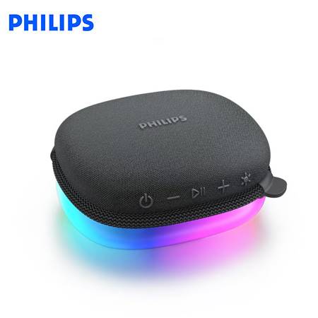 PARLANTE PHILIPS TAS2307 RGB BLUETOOTH 7H 5W/10W USB - C BLACK* TAS2307BK* - SMART BUSINESS