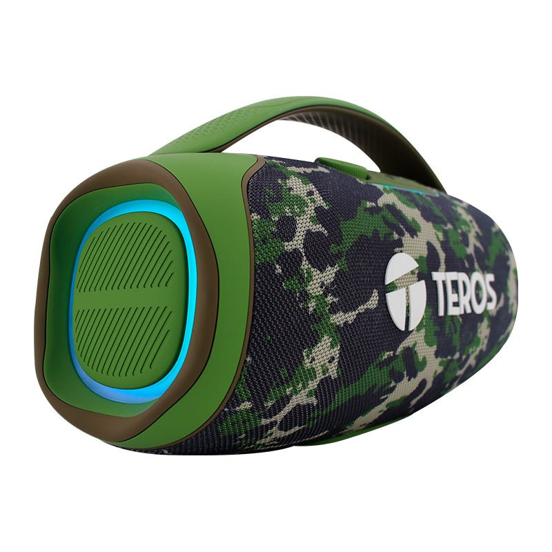 PARLANTE TEROS COLOR VERDE MILITAR CAMUFLADO, 60 WATTS TE-6045G - SMART BUSINESS