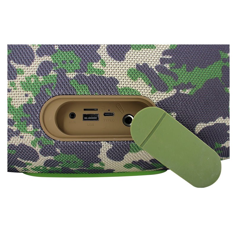 PARLANTE TEROS COLOR VERDE MILITAR CAMUFLADO, 60 WATTS TE-6045G - SMART BUSINESS