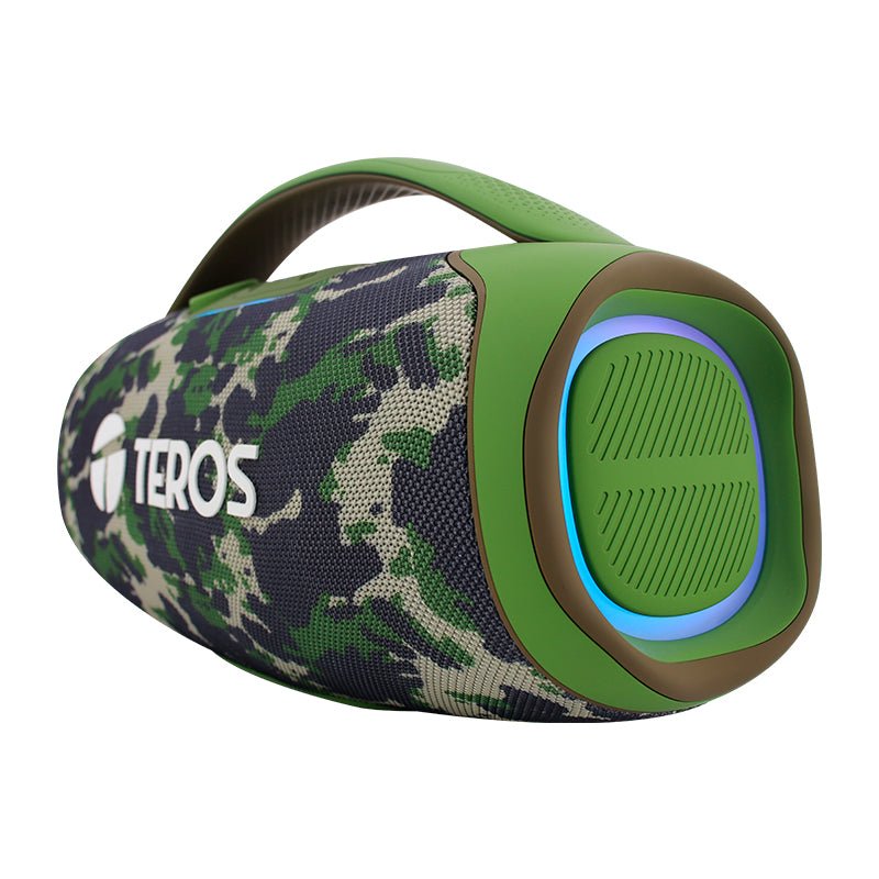 PARLANTE TEROS COLOR VERDE MILITAR CAMUFLADO, 60 WATTS TE-6045G - SMART BUSINESS
