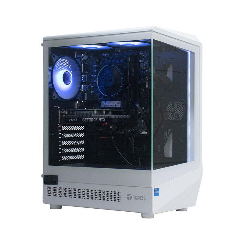 PC GAMER TEROS TE-8002G, INTEL CORE I5-14400F 2.5/4.7GHZ, 16GB DDR5-5600, RTX 3050 6GB, UBUNTU, COLOR BLANCO, RENDIMIENTO ALTO PARA GAMING Y TRABAJO