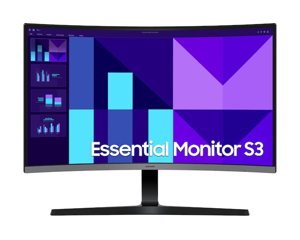 MONITOR CURVO SAMSUNG 27" FHD LS27D390GANXZA | PANTALLA VA 1800R, 100HZ, HDMI, VGA, PROTECCIÓN OCULAR, GARANTÍA 36 MESES
