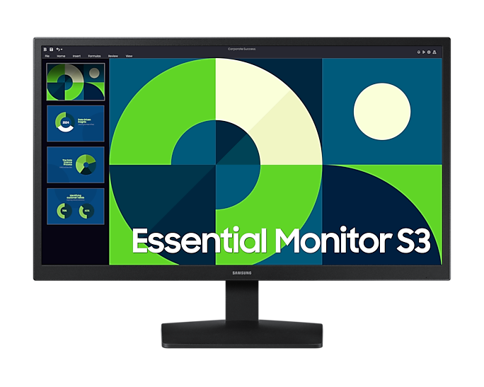 MONITOR SAMSUNG LS22D310EALXPE 22″ FHD (1920×1080) PANEL VA, 75 HZ, 5 MS, HDMI/VGA, MODO JUEGO Y PROTECCIÓN VISUAL