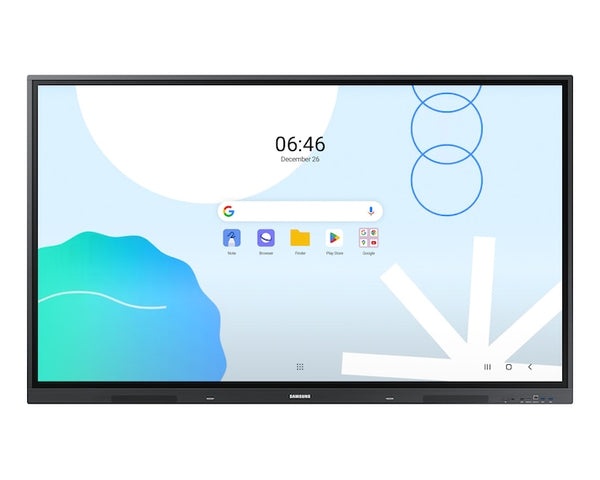 SAMSUNG LH86WADWLGCXZA 86" PANTALLA INTERACTIVA 4K UHD TOUCH IR, ANDROID 13, HDMI, USB, LAN, WI-FI, BLUETOOTH, 40 PUNTOS DE TOQUE, 3 AÑOS DE GARANTÍA