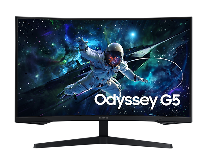 MONITOR GAMER CURVO SAMSUNG ODYSSEY G5 32" WQHD (2560X1440), 165HZ, 1MS, HDR10, AMD FREESYNC PREMIUM