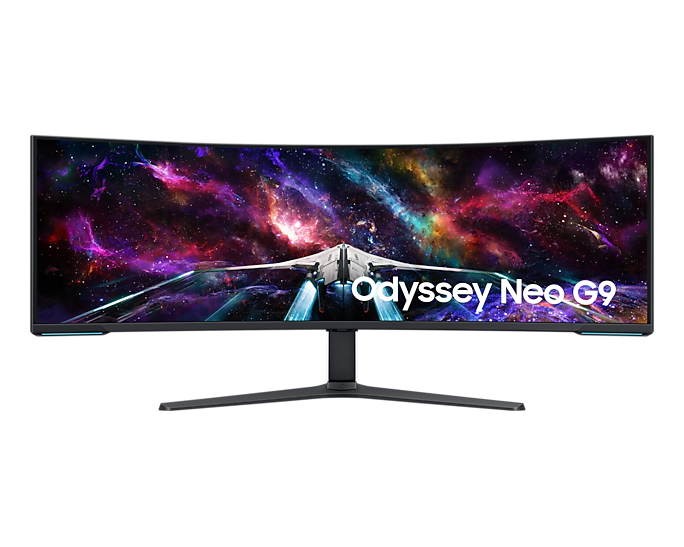 MONITOR GAMER CURVO SAMSUNG ODYSSEY NEO G9 57" DUAL UHD (7680X2160), QUANTUM MINI-LED, 240HZ, 1MS, FREESYNC PREMIUM PRO