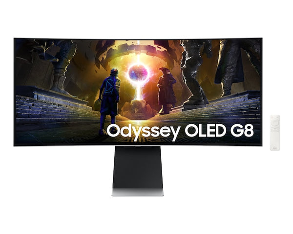 MONITOR GAMER CURVO SAMSUNG ODYSSEY OLED G8 34" ULTRA WQHD (3440X1440), 175HZ, 0.03MS, FREESYNC PREMIUM PRO